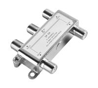 Répartiteur SAT/BK 5-2400 MHz 4 voies pour TV et radio, HDTV/UHD 4K, DVB-S/S2, DVB-T/T2, DVB-C/C2, répartiteur satellite 4 sorties