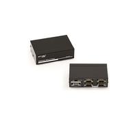 KALEA-INFORMATIQUE Répartiteur série COM RS232 DB9 Type Splitter Qui duplique à l'identique 1 Source en entrée vers 4 Sorties RS-232 simultanées