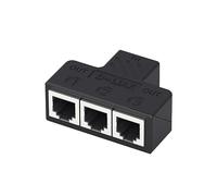 Répartiteur téléphonique 3 voies/4 voies Boîte de jonction sans perte Transmission RJ11 6P6C Répartiteur de ligne téléphonique