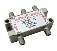 Répartiteur TV Satellite UHF/VHF/FM d’intérieur 1 entrée 4 Sorties 5-2400 MHz