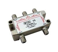 Répartiteur TV satellite UHF/VHF/FM d'intérieur 1 entrée 4 sorties 5-2400 Mhz