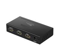 Répartiteur un à deux 1 entrée 4 sorties vidéo projecteur 4k écran d'ordinateur 1 minute 2/4(40201 One in and two out metal model)