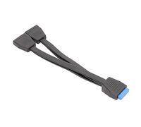 Répartiteur USB 3.0 19/20 Broches Vers Double Port Adaptateur Prises 1 Vers 2 Câble d'Extension Interne Pour Ordinateur Carte Mère 200 mm