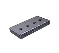 Répartiteur USB 5 en 1 avec bouton unique pour ordinateur portable, claviers, multiports