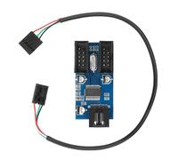 Répartiteur USB 9 Broches Adaptateur D'extension 2.0 Efficace À 9 Broches pour Ordinateur De Bureau Transmission Stable Et Configurations Faciles Solution pour Le Bureau Et La Maison