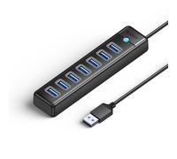 Répartiteur USB PW7U-U3 7x USB-A USB-C 5V 3A 1m - noir