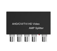 Répartiteur vidéo 1 entrée 4 sorties 2 MP 1080p AHDs CVIs TVIs BNC répartiteur vidéo 1 CH vers 2 canaux pour caméra de sécurité CCTV AHDs CVIs TVIs Vidéo Splitter