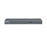Marmitek Split 614 UHD 2.0 4 ports Répartiteur HDMI Lecture 3D possible, boîtier métallique, comp