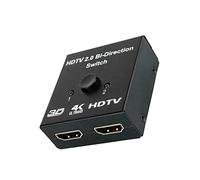Répartiteur vidéo Display Port - Duplicateur vidéo 1 entrée 2 sorties et duplicateur d'affichage - Résolutions - Adaptateur vidéo HD 1080p 2K X4K pour ordinateur de bureau