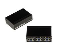 Répartiteur vidéo VGA type splitter qui duplique à l'identique 1 source en entrée vers 4 sorties simultanées. Bande passante 350MHz