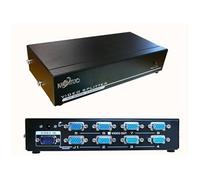 KALEA-INFORMATIQUE Répartiteur vidéo VGA Type Splitter Qui duplique à l'identique 1 Source en entrée vers 8 Sorties simultanées. Bande passante 350MHz