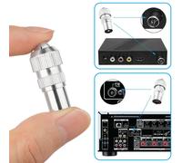 Répartition Antenne T-Couplage, Répartiteur Coaxial D'Antenne 1 Entrée Femelle Et 2 Sorties Mâles Avec T/F Type Connecteur Prise À Rf Coax Adaptateur D'Antenne[Z458]