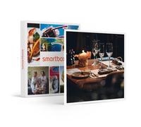 Smartbox - Coffret Cadeau Couple - Repas d'excellence accompagné de vin pour Deux Jeunes mariés - idée Cadeau - 1 dîner gastronomique accompagné de vin pour 2 Personnes