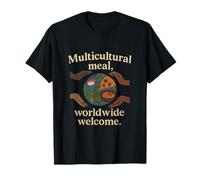 Repas multiculturel dans Le Monde Entier Bienvenue Global Unity Art T-Shirt