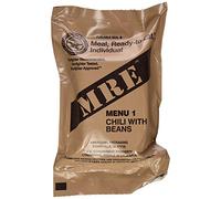 Repas prêt à manger MRE - Ration de l'armée américaine EPA., CHILI with BEANS