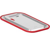 Repas Récipients GN Couvercle avec bord en silicone pour GN 1/1, Acier inoxydable Couvercle pour récipient gastronomique