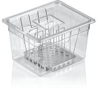 Repas Sous Vide Set, Bac GN avec couvercle et support, Réglable