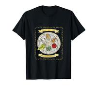 Repas Traditionnel de Pâque Seder Dinner Vintage Pesach T-Shirt