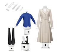 Repasseur vapeur automatique à air chaud Commandes tactiles Pour chemises et pantalons Doux pour tous les tissus(White-2)