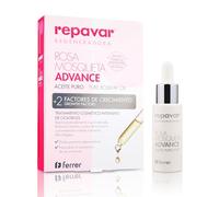Repavar - Huile de Rose Musquée Pure - Avec 2 Facteurs de Croissance - Traitement Cosmétique Intensif à Double Pouvoir Réparateur - Format Compte-gouttes - 15 ml