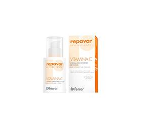Repavar Revitalisant - Crème Contour des Yeux avec Action Anti-Rides - à la Vitamine C - Prévient l'Apparition des Poches, Cernes et Pattes d'Oie - 100 ml