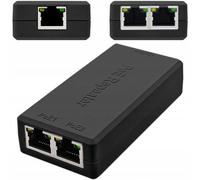 Repeater POE 1x IN 2x OUT | Gigabit 100M | IEEE802.3af/at | 30W | ABS | Plug&Pla