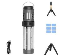 Repelix-Repelix Portable Camping Mosquito Repellent Light, IPX5 Waterproof Emergency Mosquitos Repeller with Tripod, USB Charing, for Indoor,Outdoor, Campsites (Black-A)