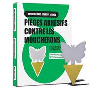 RepellShield® Anti Moucherons Interieur - 50 Pièges - Attrape Moucheron de Plantes - Adhésif Inodore - Jusqu'à 3 Mois par Piège - Usage Intérieur & Extérieur