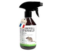 RepellShield® Répulsif Anti Souris & Anti Rat -250ml- Menthe Poivrée Concentrée - Non Tachant - Usage Intérieur & Extérieur - Éloigne Les Rongeurs - Protection Anti Souris et Rats Puissant