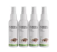 RepellShield® Thym Spray Anti Tique Chien Chat Humain -4x100ml- Protection Cutanée & Textile - Non Tachant - Usage Intérieur & Extérieur - Solution Multi-Usage Anti Tiques aux Huiles Essentielles