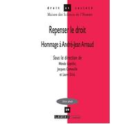 Repenser le droit Hommage a andre-jean arnaud - Laure Ortiz - Lgdj - broché - Etude