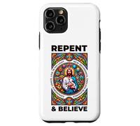 Repent and Believe! Versets de la Bible, Repentance Coque pour iPhone 11 Pro