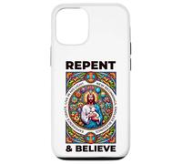 Repent and Believe! Versets de la Bible, Repentance Coque pour iPhone 12/12 Pro