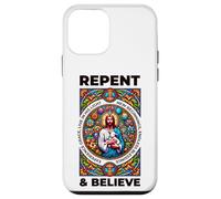Repent and Believe! Versets de la Bible, Repentance Coque pour iPhone 12 Mini
