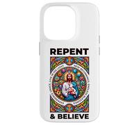 Repent and Believe! Versets de la Bible, Repentance Coque pour iPhone 14 Pro