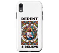 Repent and Believe! Versets de la Bible, Repentance Coque pour iPhone XR