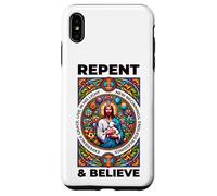 Repent and Believe! Versets de la Bible, Repentance Coque pour iPhone XS Max