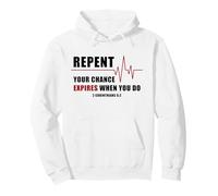 Repent, Your Chance Expires When You Do Heartbeat EKG Faith Sweat à Capuche