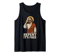 Repentez-Vous, C'est Gratuit, Cool Jesus, Foi chrétienne drôle Débardeur