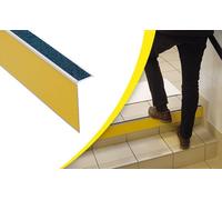 Repérage des contremarches 4 en 1 Waccess intérieur WATTELEZ bande 3m - jaune/noir - 810305JN