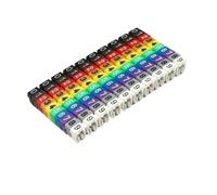 Repere cable Lot de 100/150 marqueurs câbles numériques colorés, for numérotation fils, étiquettes(2.5mm)