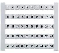 Repère de bornes carte Contenu: 500 pc(s) Weidmüller DEK 5 FW 101-150 0473460101