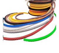 Repere Fil Electrique 250/500/1000 pièces 0 à 9 numéro 2,5 mm2 marqueur de fil de câble emballage en spirale coloré 18AWG-12 AWG EC-1(Mix color,EC-3(250Pcs))
