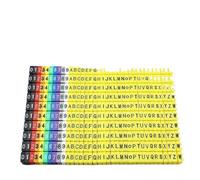 Repere Fil Electrique Lot de 100/150 manchons marquage fils for identification câbles électriques(M-0.5 A-Z)