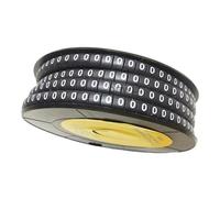 Repere Fil Electrique Lot de 1000/350 marqueurs de couleur for câbles et fils, lettres de 0 à 9(Color00,500PCS 4mm2)