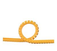 Repere Fil Electrique Marqueur de fil câble 1 Volume 0 à 9 for .5/2.5/4/6 mm² emballage en spirale coloré étiquette PVC réseau tuyaux manchon antidérapant(EC-16mm²,No.5)