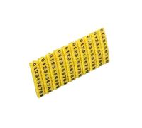 RepèRe Fil éLectrique Marqueurs de câbles pratiques, étiquette numérotée jaune de type C for fils de 0,3/1,5/2,5/4/6/8/16 mm², 0-9(M5 16mm2 100pcs)