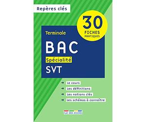 Repères clés bac spécialité SVT