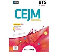 Repères Culture économique, juridique et managériale (CEJM) 1re année BTS (2024) - Pochette élève