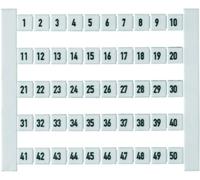 Repères de bornes DEK 5 FWZ L1-PE 354361187-500 blanc Weidmüller 500 pc(s)